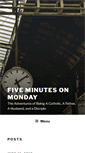 Mobile Screenshot of fiveminutesonmonday.com